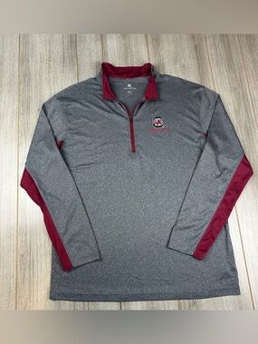 South Carolina Gamecocks 1/4 Zip Pullover Mens XXL Colosseum Athletics Gray